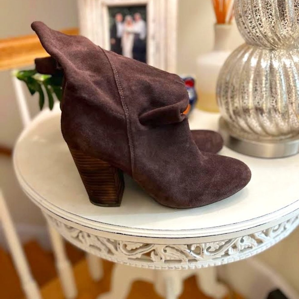 Ecote Carla Slouch Ankle Boots in Brown - Size 9M - Picture 2 of 12